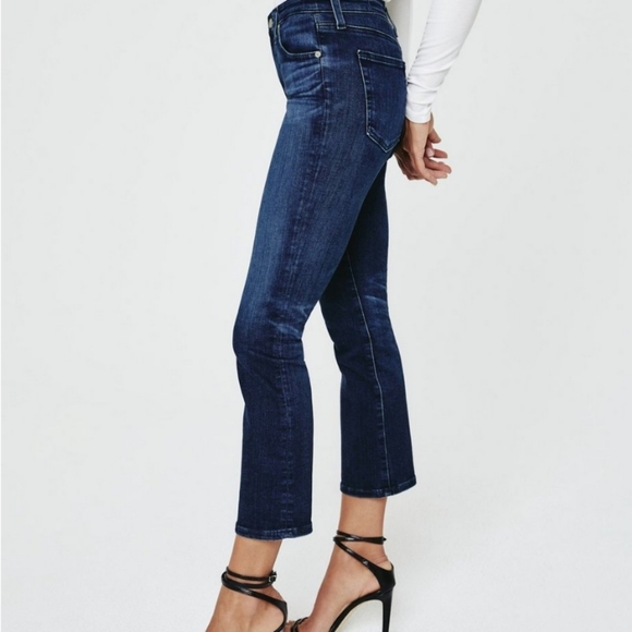 AG Adriano Goldschmied Jodi Crop Flare Jean Size 25 - Picture 2 of 12